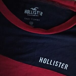 Hollister Red and Black T-Shirt